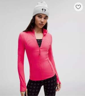 DisneyXLululemon Define Jacket Nulu Lip Gloss Sz 8 NWT~SAME DAY SHIP